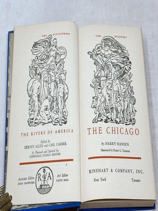 THE CHICAGO (Rivers of America Series); Illustrated by Harry L. Timmons