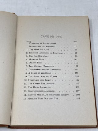 CROSBY GAIGE'S COCKTAIL GUIDE AND LADIES' COMPANION; Richley Embellished with Drawings Almost from Life by Rea Irvin : With a Foreward in Golden Prose by Lucius Beebe and a Recessional or Final Insult Hurled at the Reader by Lawton Mackall