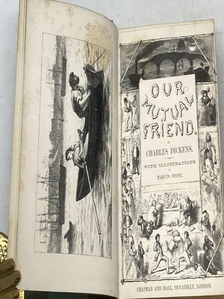 OUR MUTUAL FRIEND (TWO VOLUMES BOUND AS ONE); With Illustrations by Marcus Stone