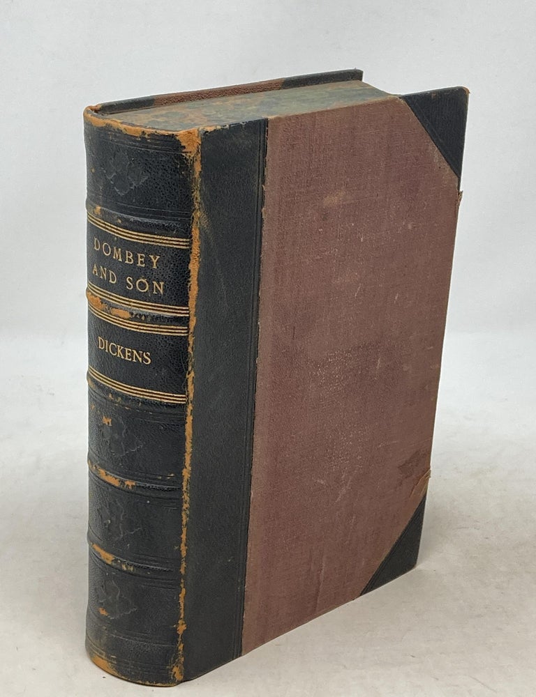 Item #100049 DOMBEY AND SONS; With Illustrations by H.K. Browne. Charles Dickens.