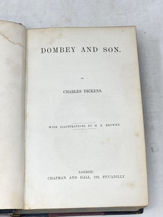 DOMBEY AND SONS; With Illustrations by H.K. Browne