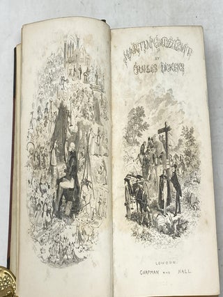 THE LIFE AND ADVENTURES OF MARTIN CHUZZLEWIT; With Illustrations by Phiz