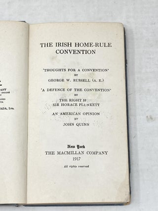 THE IRISH HOME-RULE CONVENTION