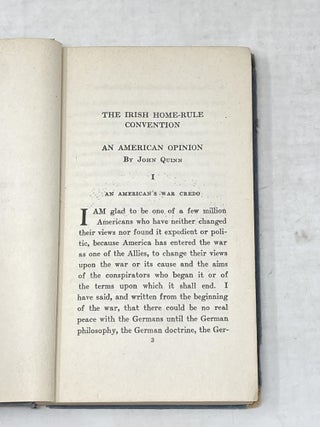 THE IRISH HOME-RULE CONVENTION