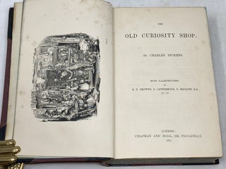 THE OLD CURIOSITY SHOP; With Illustrations by H.K. Browne, G. Cattermole, D. Maclise, R.A., Etc., Etc.