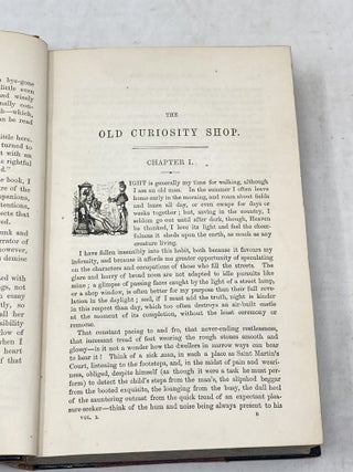 THE OLD CURIOSITY SHOP; With Illustrations by H.K. Browne, G. Cattermole, D. Maclise, R.A., Etc., Etc.