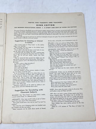 KING COTTON: THE STORY OF COTTON WITH A MOVING PICTURE TO BUILD