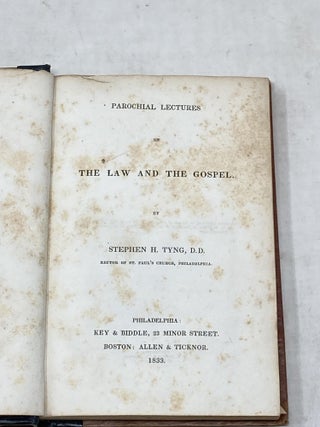 PAROCHIAL LECTURES ON THE LAW AND THE GOSPEL