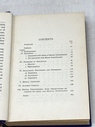 COMMON SYMPTOMS OF AN UNSOUND MIND: A GUIDE FOR GENERAL PRACTITIONERS ; With a Foreward by Sir James Crichton Browne