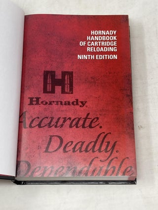 HORNADY HANDBOOK OF CARTRIDGE RELOADING