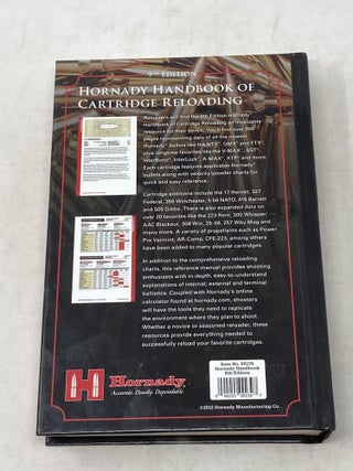HORNADY HANDBOOK OF CARTRIDGE RELOADING
