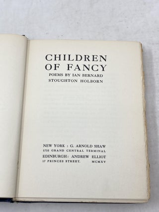 CHILDREN OF FANCY : POEMS (SIGNED)