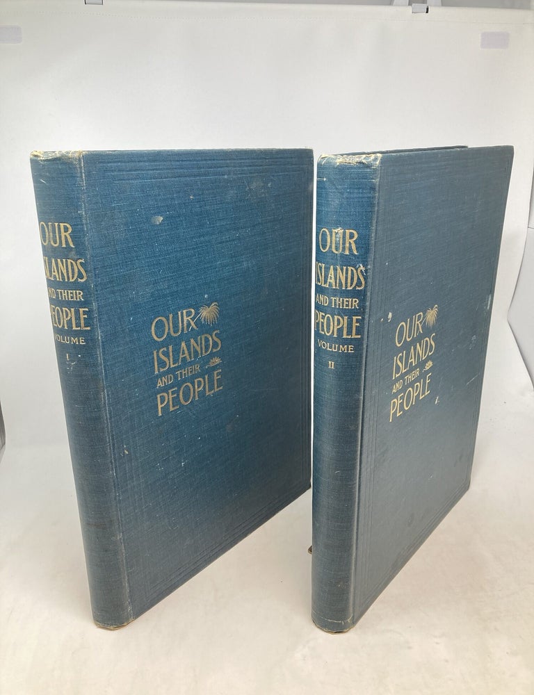 Item #100331 OUR ISLANDS AND THEIR PEOPLE, AS SEEN WITH CAMERA AND PENCIL (TWO VOLUMES COMPLETE) ; Introduced by Major-General Joseph Wheeler, United States Army, With Special Descriptive Matter by Jose de Olivares. WIlliam S. Bryan.