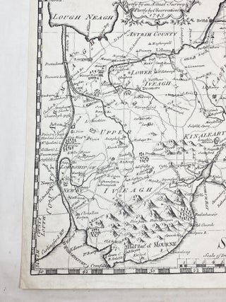 A NEW AND CORRECT MAP OF YE COUNTY OF DOWN / PARTLY BY AN ACTUAL SURVEY / PARTLY BY OBSERVATION / 1743