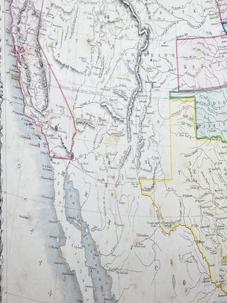 [MAP OF] UNITED STATES WITH SLAVE-HOLDING STATES