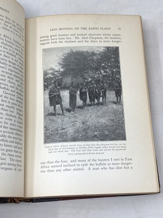 AFRICAN GAME TRAILS : AN ACCOUNT OF THE AFRICAN WANDERINGS OF AN AMERICAN HUNTER-NATURALIST; (With Illustrations from Photographs by Kermit Roosevelt and Other Members of the Expedition, and from Drawings by Philip R. Goodwin