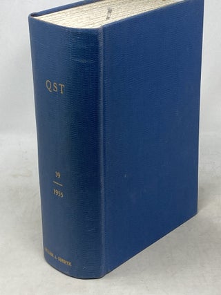 Item #100443 QST: DEVOTED ENTIRELY TO AMATEUR RADIO (12 ISSUES: 1955). A. L Budlong