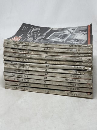 QST: DEVOTED ENTIRELY TO AMATEUR RADIO (12 ISSUES: 1954)
