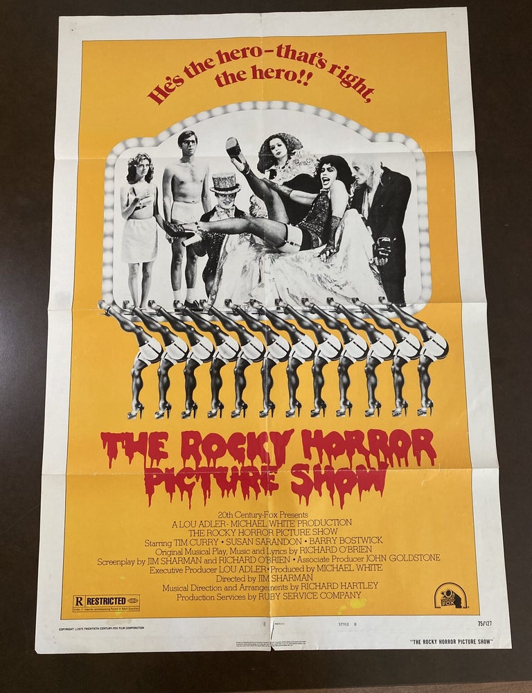 Item #100475 "THE ROCKY HORROR PICTURE SHOW" POSTER. Twentieth Century-Fox.