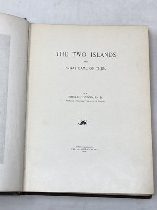 THE TWO ISLANDS AND WHAT CAME OF THEM