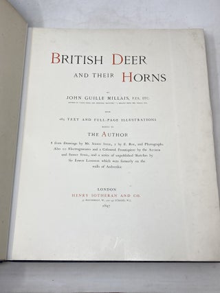 BRITISH DEER AND THEIR HORNS