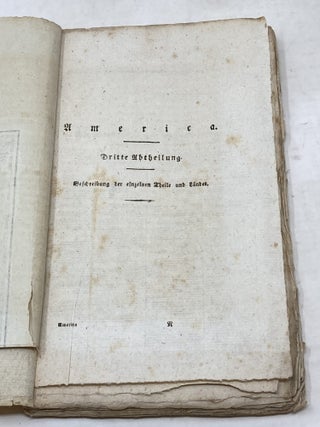 NEUESTE LANDER-UND VOLKERKUNDE : EIN GEOGRAPHISCHES LESEBUCH FUR ALLE STANDE ; FUNDZEHUTER BAND. AMERICA NO. III. MIT CHARTEN. FOLDOUT ORIGINAL MAPS (1818) OF LOUISIANA, AND THE WEST COAST OF NORTH AMERICA From Alaska to San Francisco Bay Area.; (LATEST GEOGRAPHY AND ETHNOLOGY: A GEOGRAPHICAL READER FOR ALL CLASSES OF SOCIETY; FIFTEENTH VOLUME. AMERICA NO. III. WITH MAPS)