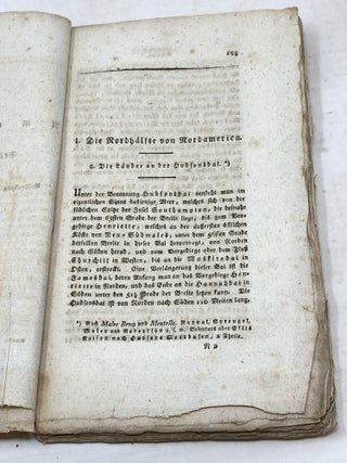 NEUESTE LANDER-UND VOLKERKUNDE : EIN GEOGRAPHISCHES LESEBUCH FUR ALLE STANDE ; FUNDZEHUTER BAND. AMERICA NO. III. MIT CHARTEN. FOLDOUT ORIGINAL MAPS (1818) OF LOUISIANA, AND THE WEST COAST OF NORTH AMERICA From Alaska to San Francisco Bay Area.; (LATEST GEOGRAPHY AND ETHNOLOGY: A GEOGRAPHICAL READER FOR ALL CLASSES OF SOCIETY; FIFTEENTH VOLUME. AMERICA NO. III. WITH MAPS)