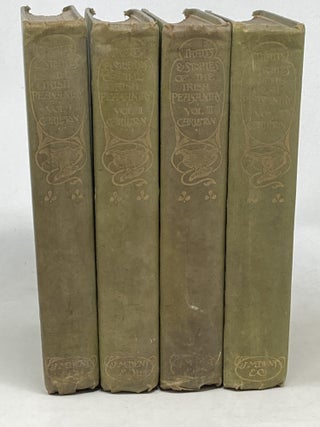 Item #100520 TRAITS AND STORIES OF THE IRISH PEASANTRY (4 VOLUMES, COMPLETE). William Carleton,...