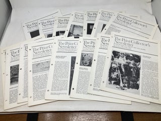 Item #100542 THE PRINT COLLECTOR'S NEWSLETTER (15 ISSUES). Jacqueline Brody