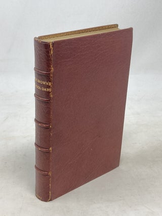 Item #100556 TOM BROWN'S SCHOOL-DAYS. An Old Boy