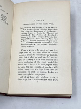 SELF AND SEX SERIES: WHAT A YOUNG WOMAN OUGHT TO KNOW and WHAT A YOUNG WIFE OUGHT TO KNOW (TWO VOLUMES)