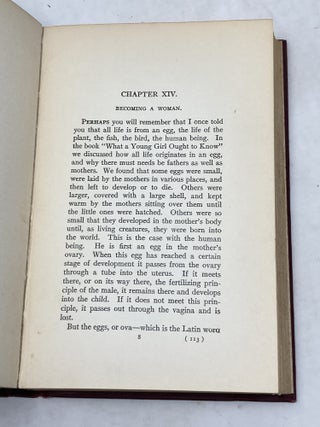 SELF AND SEX SERIES: WHAT A YOUNG WOMAN OUGHT TO KNOW and WHAT A YOUNG WIFE OUGHT TO KNOW (TWO VOLUMES)