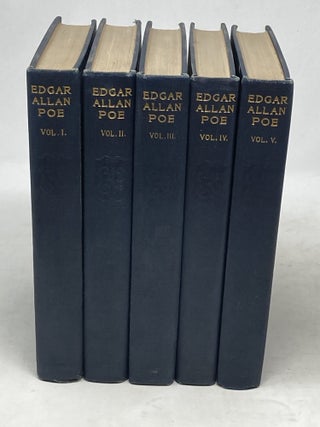 Item #100667 THE WORKS OF EDGAR ALLAN POE IN FIVE VOLUMES (THE RAVEN EDITION). Edgar Allan Poe