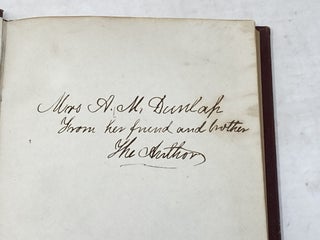 THE SUCKER'S VISIT TO THE MAMMOTH CAVE : INCLUDING A HISTORY OF THE EXPERIENCE AND ADVENTURES OF A PARTY WHO UNDERTOOK TO SEE THE CAVE AND HAVE SOME FUN GOING THERE. A FULL AND ACCURATE DESCRIPTION OF THE CAVE AND THE SCIENCE OF ITS FORMATION WITH AN ACCOUNT OF THE LIVING INHABITANT (SIGNED)