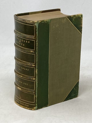 Item #100672 A CATALOGUE OF RARE BOOKS AND FIRST EDITIONS, NO. 199 - 221. James F. Drake, publ