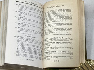 A CATALOGUE OF RARE BOOKS AND FIRST EDITIONS, NO. 199 - 221