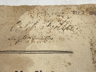 A SERMON PREACHED BEFORE HIS EXCELLENCY FRANCIS BERNARD, ESQ; GOVERNOR, HIS HONOR THOMAS HUTCHINSON ESQ; LIEUTENANT-GOVERNOR, THE HONOURABLE HIS MAJESTY'S COUNCIL, AND THE HONOURABLE HOUSE OF REPRESENTATIVES, OF THE PROVINCE OF THE MASSACHUSETS-BAY IN NEW ENGLAND, MAY 25TH. 1768. BEING THE ANIVERSARY FOR THE ELECTION OF HIS MAJESTY'S COUNCIL FOR SAID PROVINCE. (INSCRIBED BY AUTHOR)