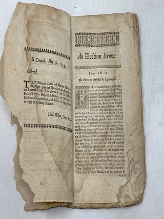 THE THRONE ESTABLISHED BY RIGHTEOUSNESS : A SERMON PREACH'D BEFORE HIS EXCELLENCY JONATHAN BELCHER, ESQ; HIS MAJESTY'S COUNCIL, AND THE REPRESENTATIVES OF THE PROVINCE OF THE MASSACHUSETTS-BAY IN NEW-ENGLAND, MAY 29, 1734 BEING THE DAY FOR THE ELECTING HIS MAJESTY'S COUNCIL THERE.