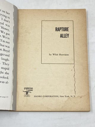 RAPTURE ALLEY