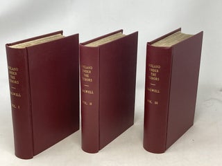 IRELAND UNDER THE TUDORS, WITH A SUCCINCT ACCOUNT OF THE EARLIER HISTORY. IN THREE VOLUMES