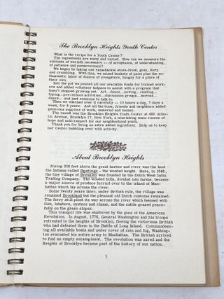THE BROOKLYN HEIGHTS COOKBOOK: ONE HUNDRED FAVORITE RECIPES FOR FESTIVE OCCASIONS
