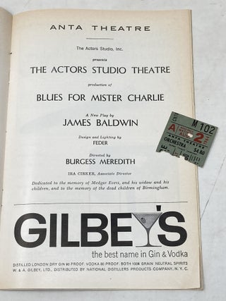 BLUES FOR MISTER CHARLIE : A PLAY (SIGNED) and BLUES FOR MISTER CHARLIE PLAYBILL, VOLUME 1, NUMBER 8