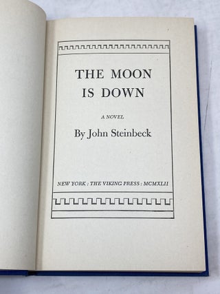 THE MOON IS DOWN : A NOVEL