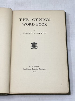 THE CYNIC'S WORD BOOK