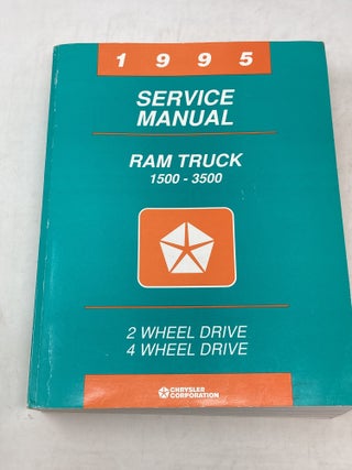 Item #100814 SERVICE MANUAL : 1995 RAM TRUCK 1500-3500. Chrysler Corporation