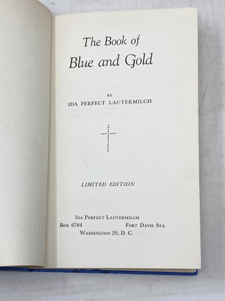THE BOOK OF BLUE AND GOLD (SIGNED)