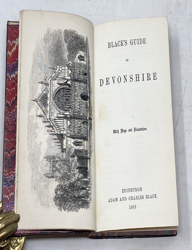 Item #100845 BLACK'S GUIDE TO DEVONSHIRE WITH MAPS AND ILLUSTRATIONS. Adam and Charles Black.