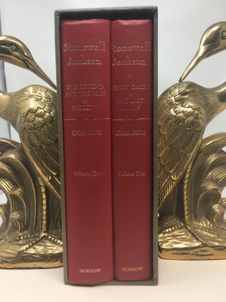 Item #74258 STONEWALL JACKSON. [TWO VOLUME SET IN SLIPCASE]; VOLUME I: THE LEGEND AND THE MAN TO...
