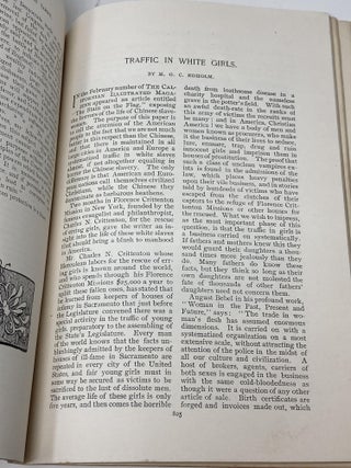 THE CALIFORNIAN ILLUSTRATED MAGAZINE, VOL. 2. NO. 6. NOVEMBER 1892, includes "Traffic in White Girls"