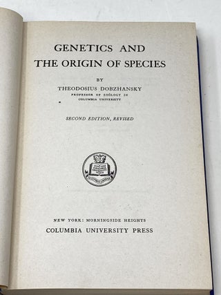 GENETICS AND THE ORIGIN OF SPECIES